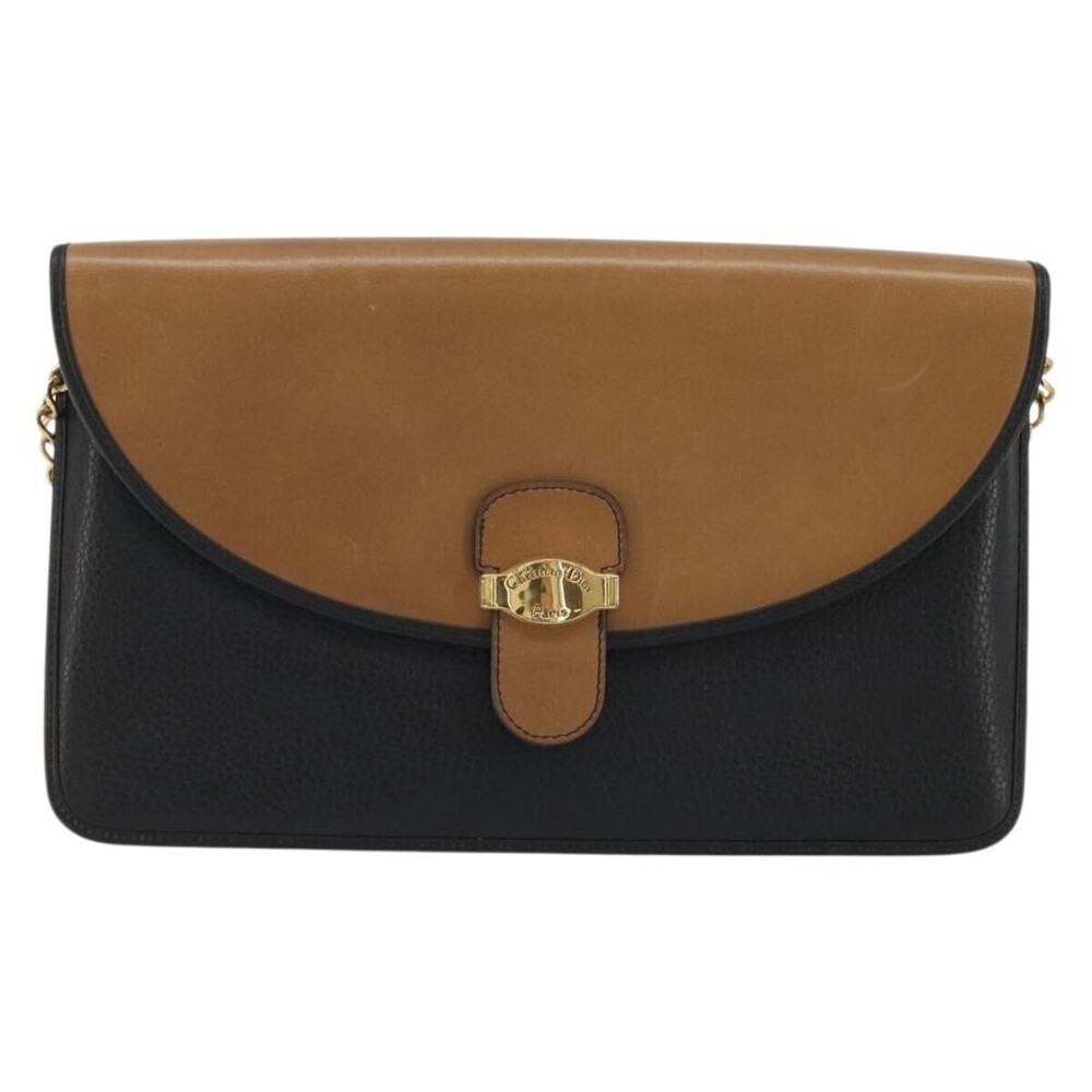 Christian Dior Flap Shoulder Leather